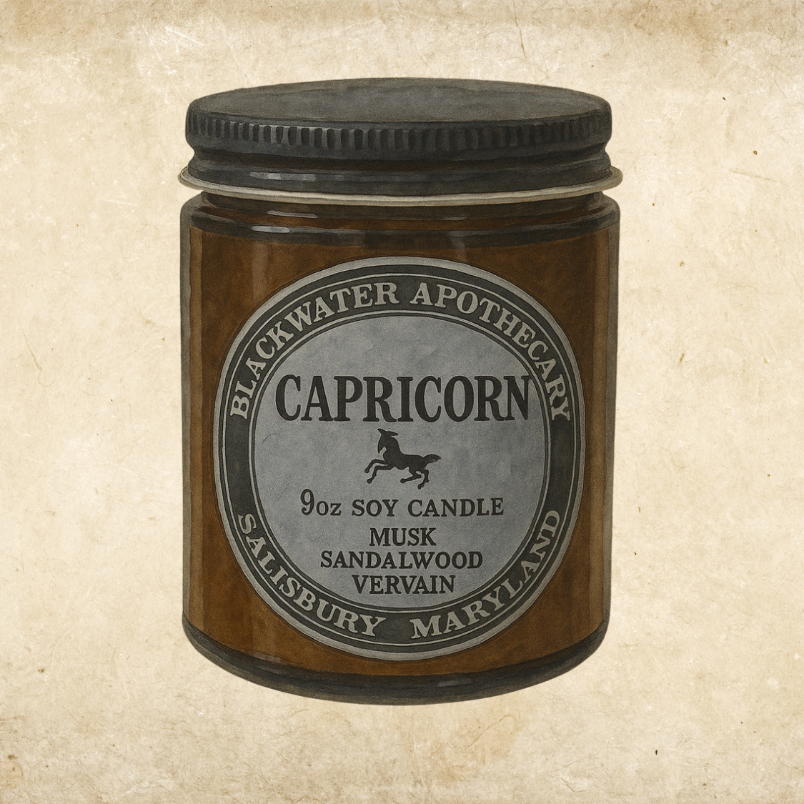 Wholesale - Zodiac Candles - 9oz Amber Glass