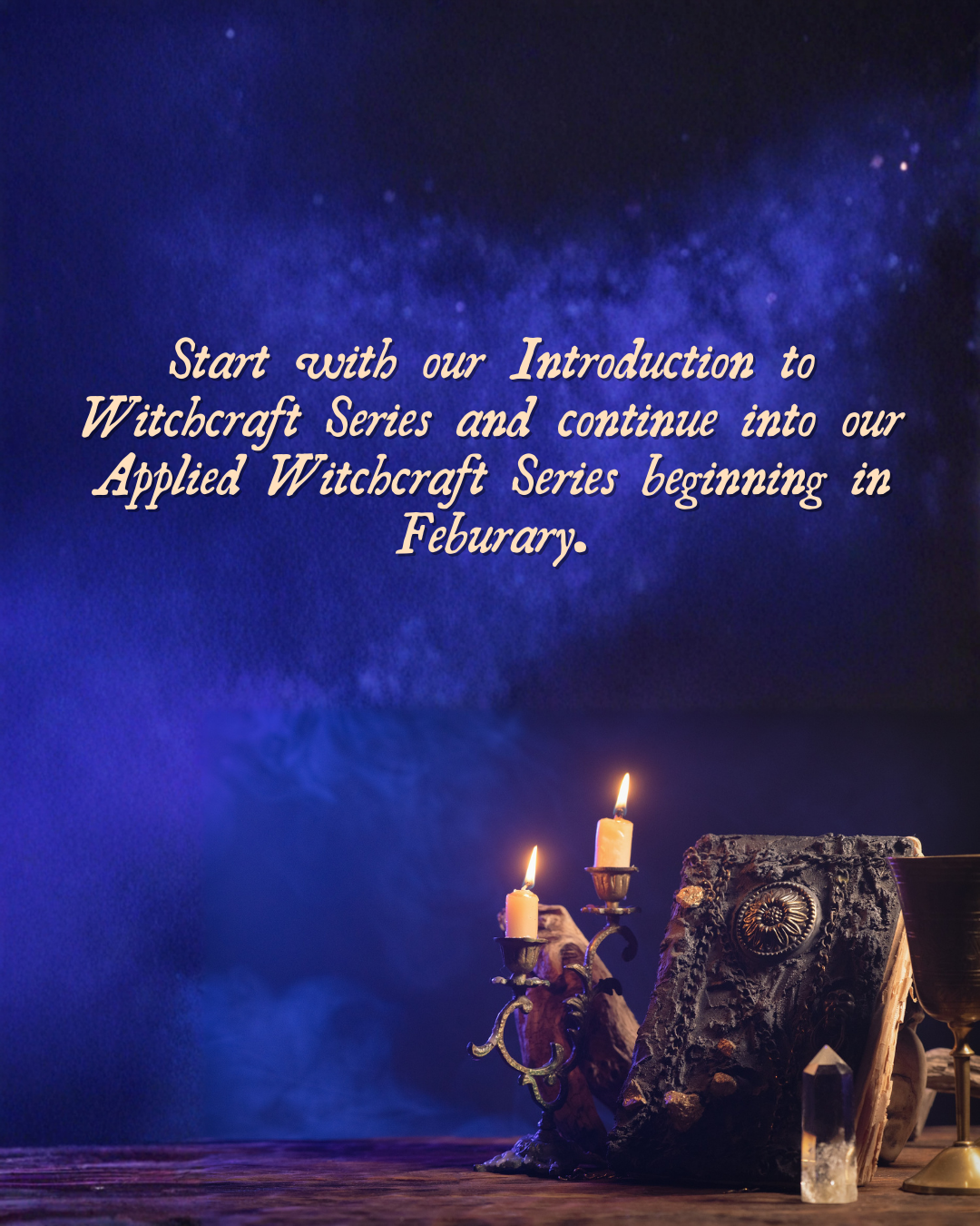Bundle - 6 Classes - Intro to Witchcraft Series with Nicole Blackwater January - February