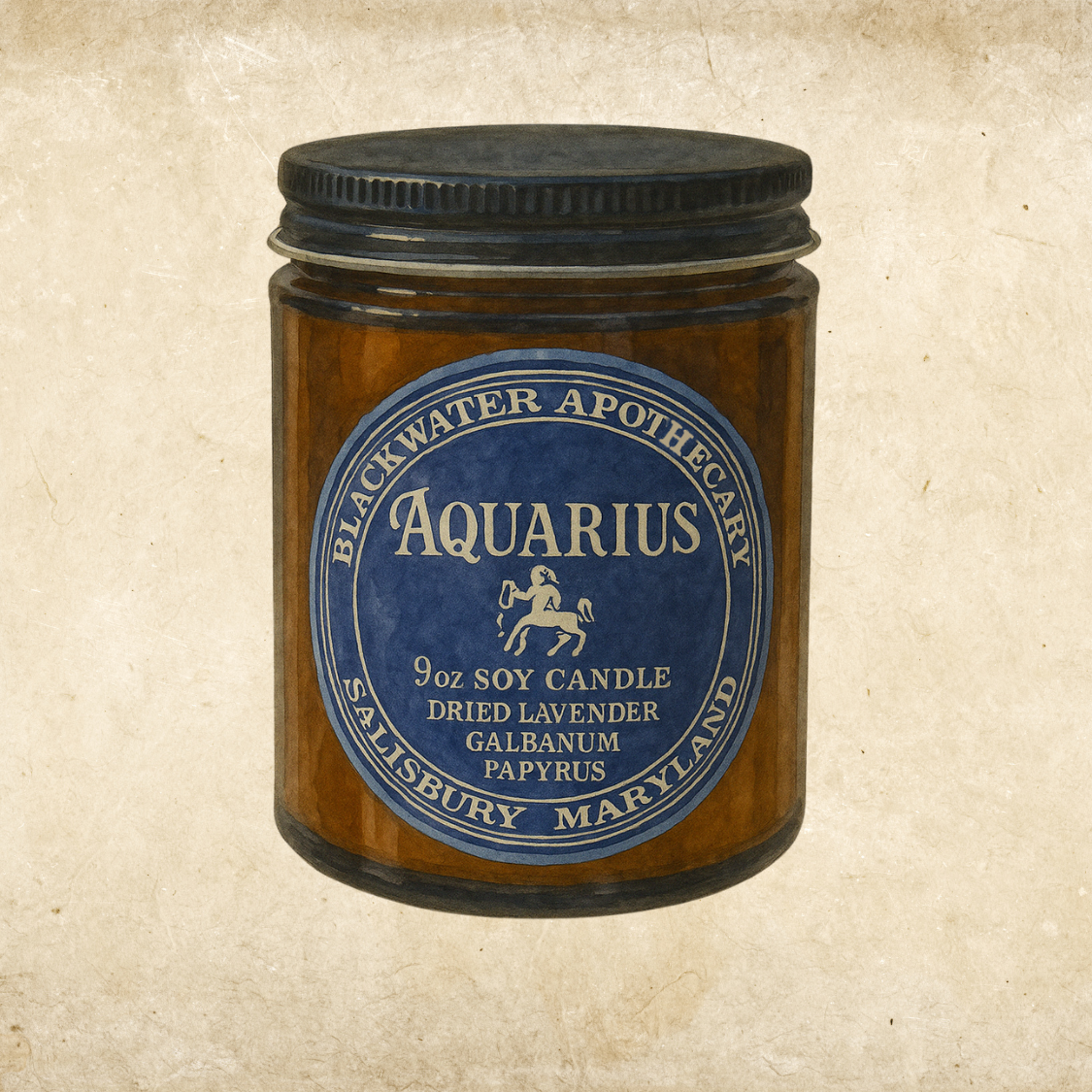 Wholesale - Zodiac Candles - 9oz Amber Glass
