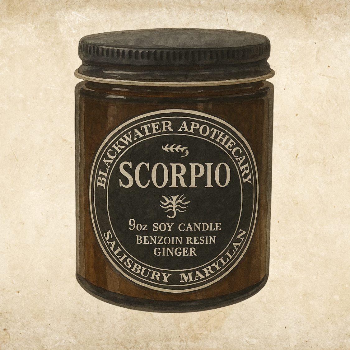 Wholesale - Zodiac Candles - 9oz Amber Glass