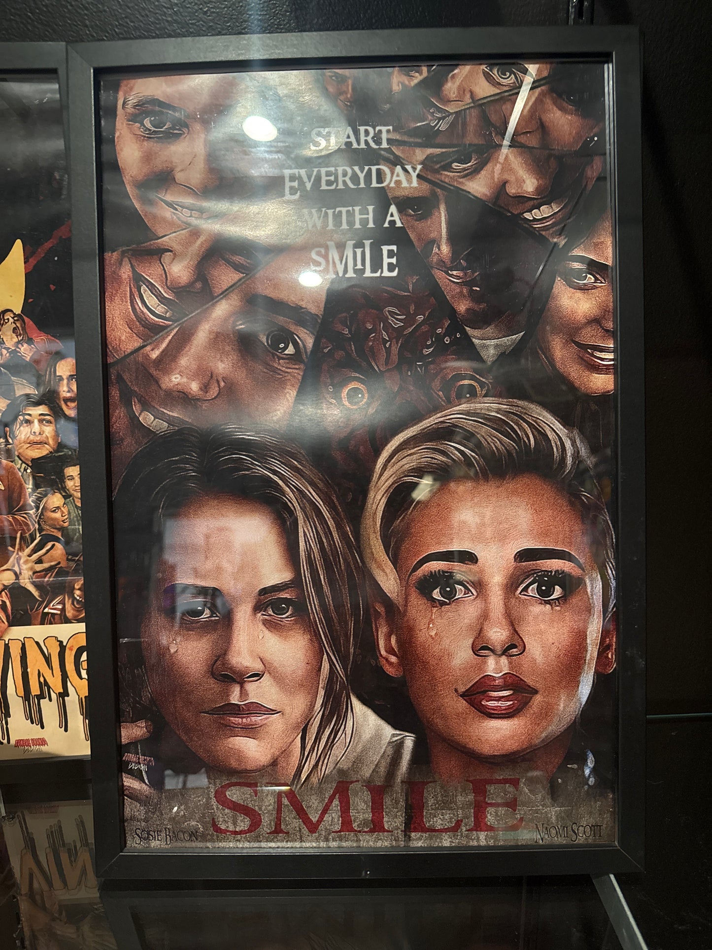Smile - Framed Poster by ZombaeBrando