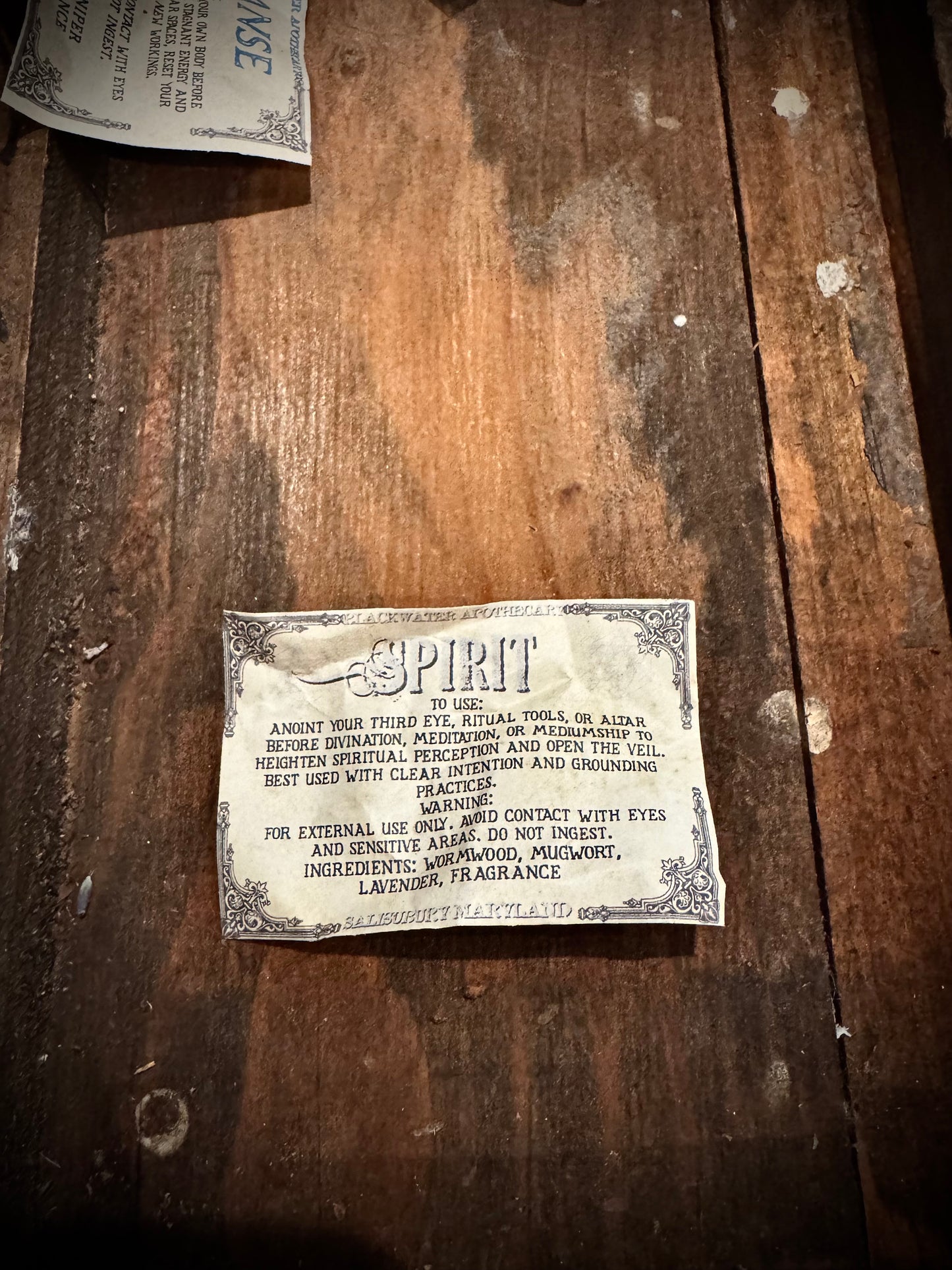 Spirit Ritual Oil for Divination & Mediumship – 1oz