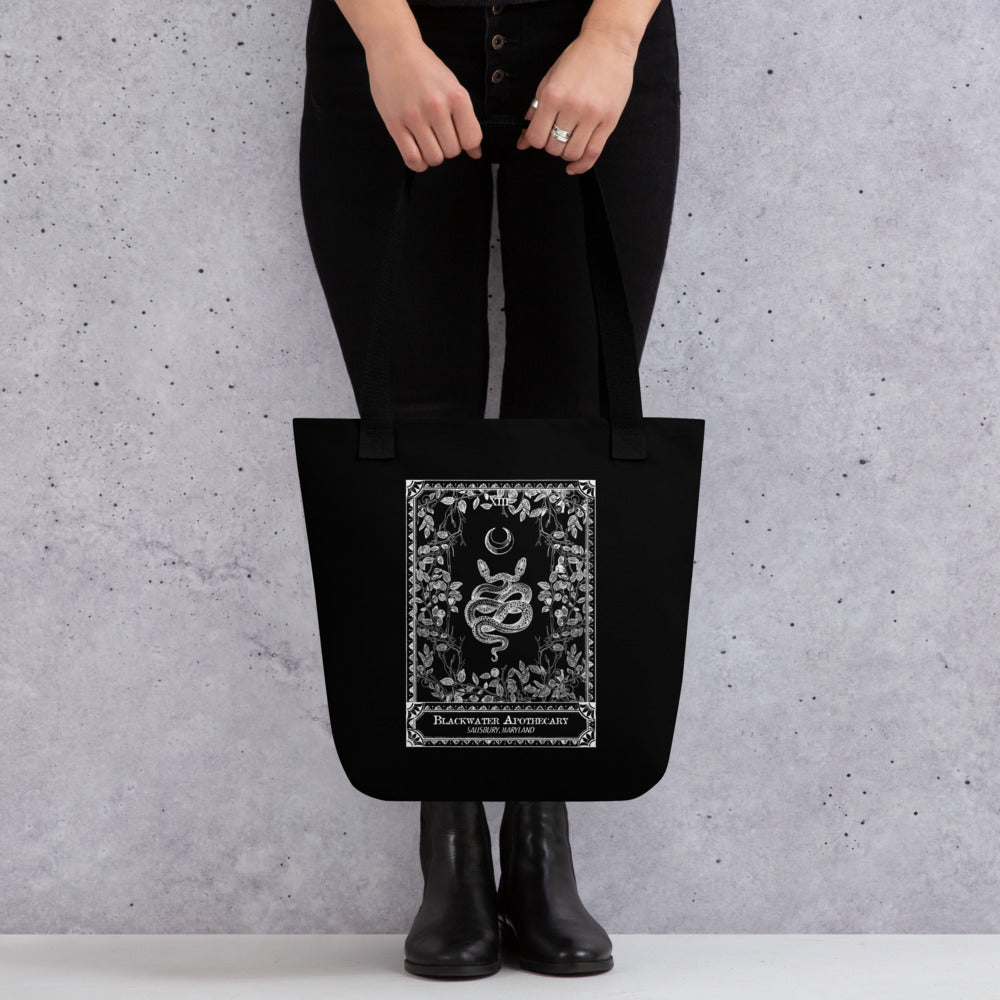 BWA Snake Card Black & White Tote bag