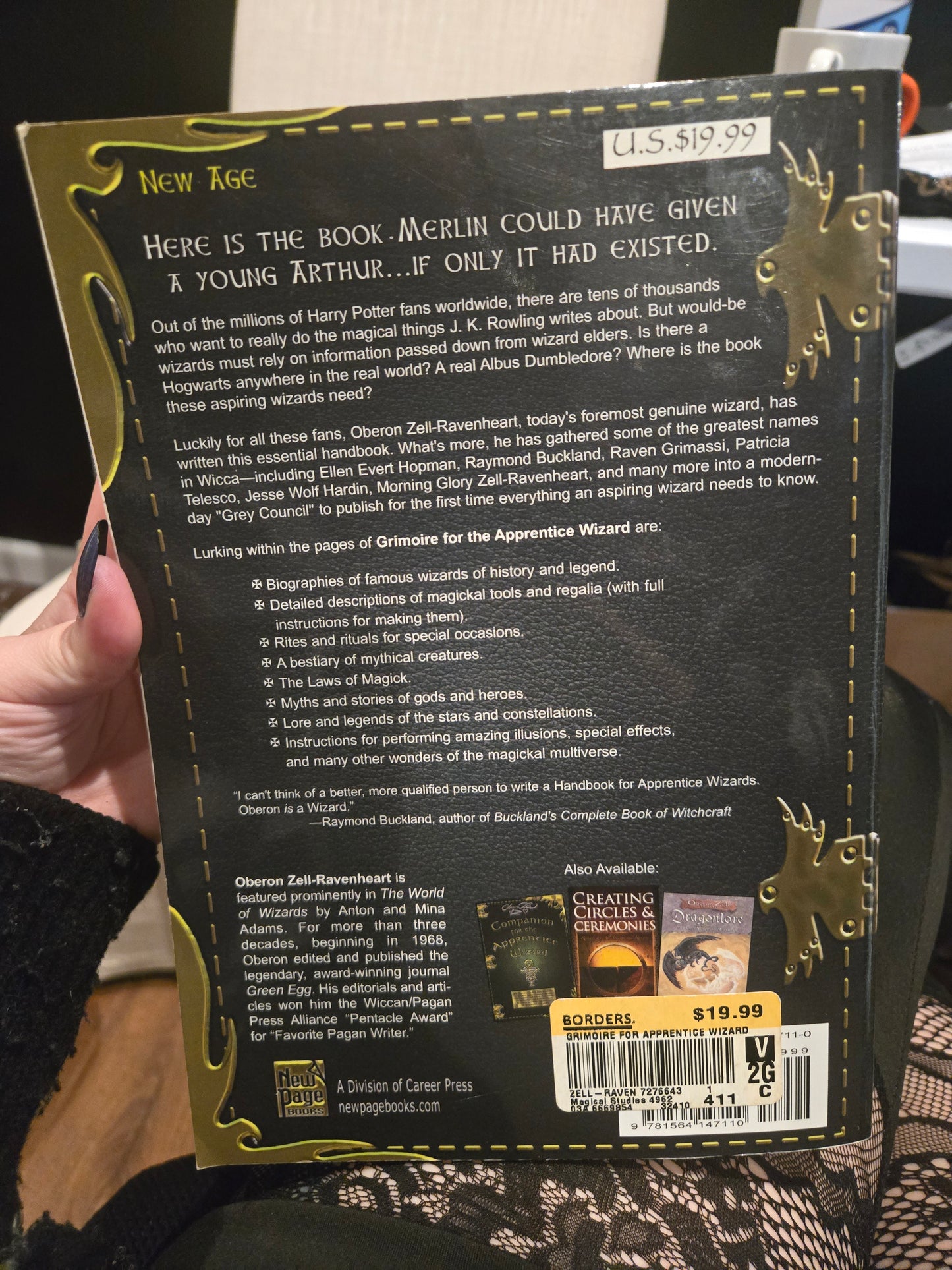 Grimoire For The Apprentice Wizard by Oberon Zell-Ravenheart