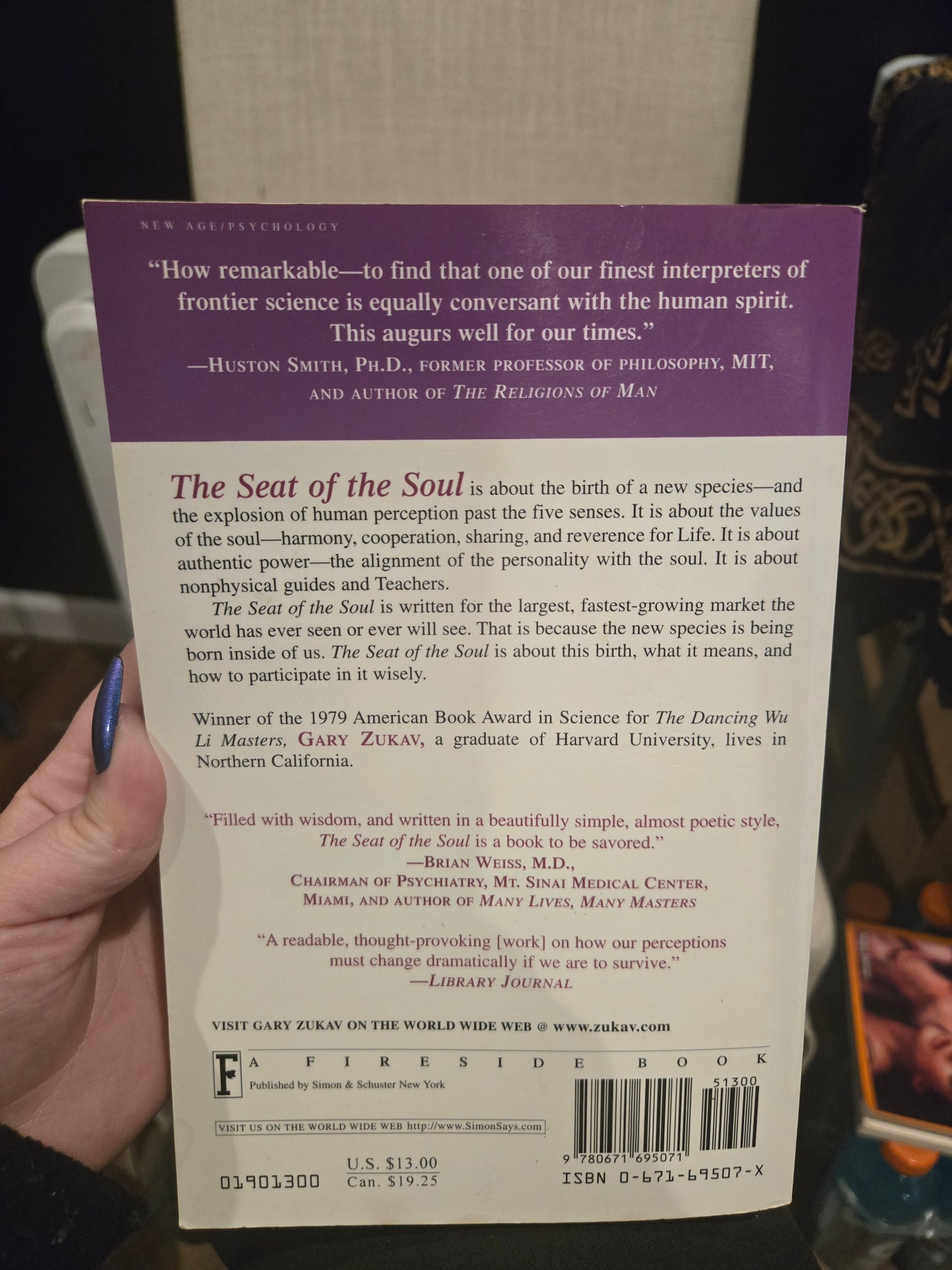 The Seat of the Soul by Gary Zukav