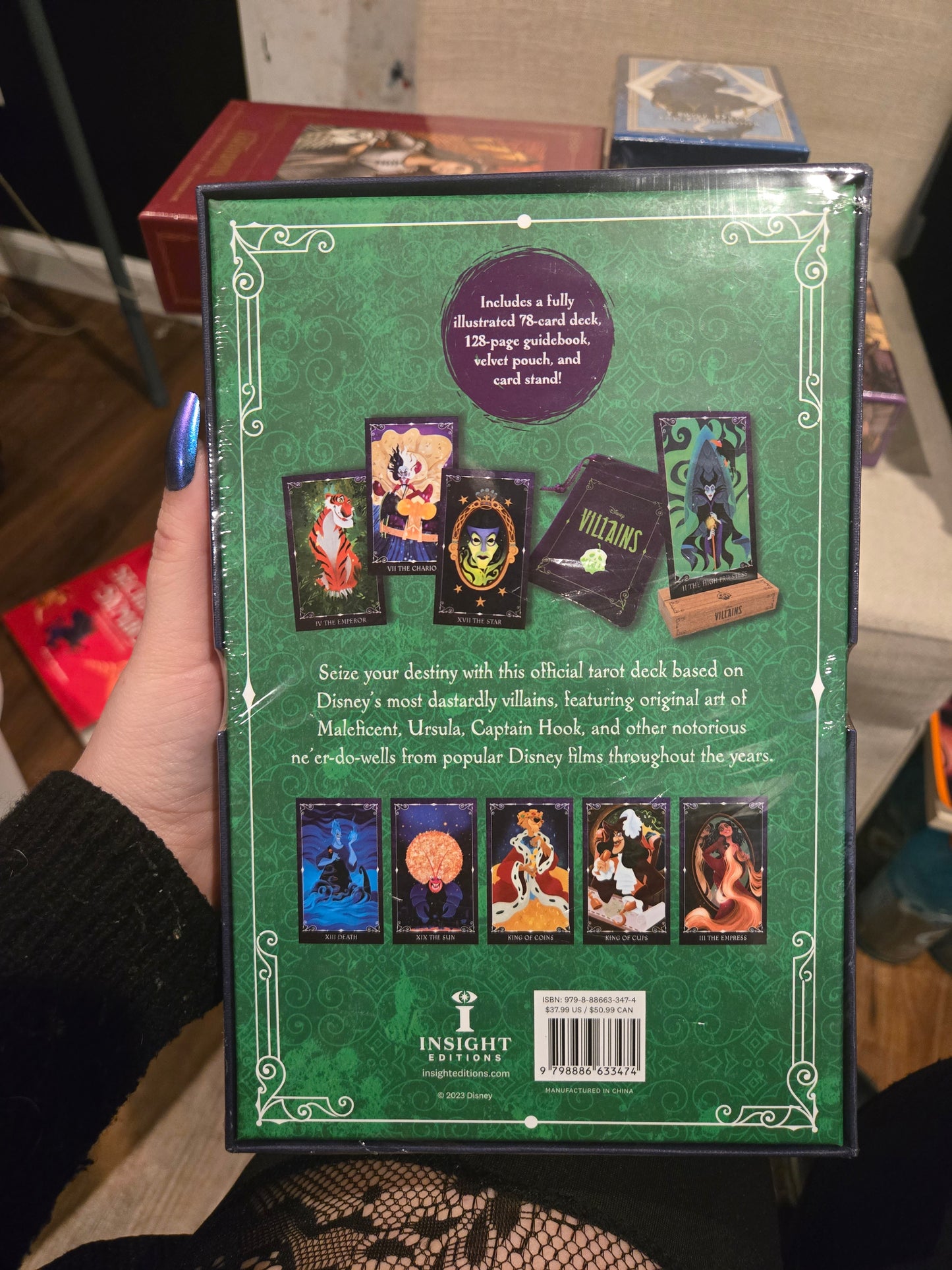 Disney Villains Mega-sized Tarot Deck and Guidebook