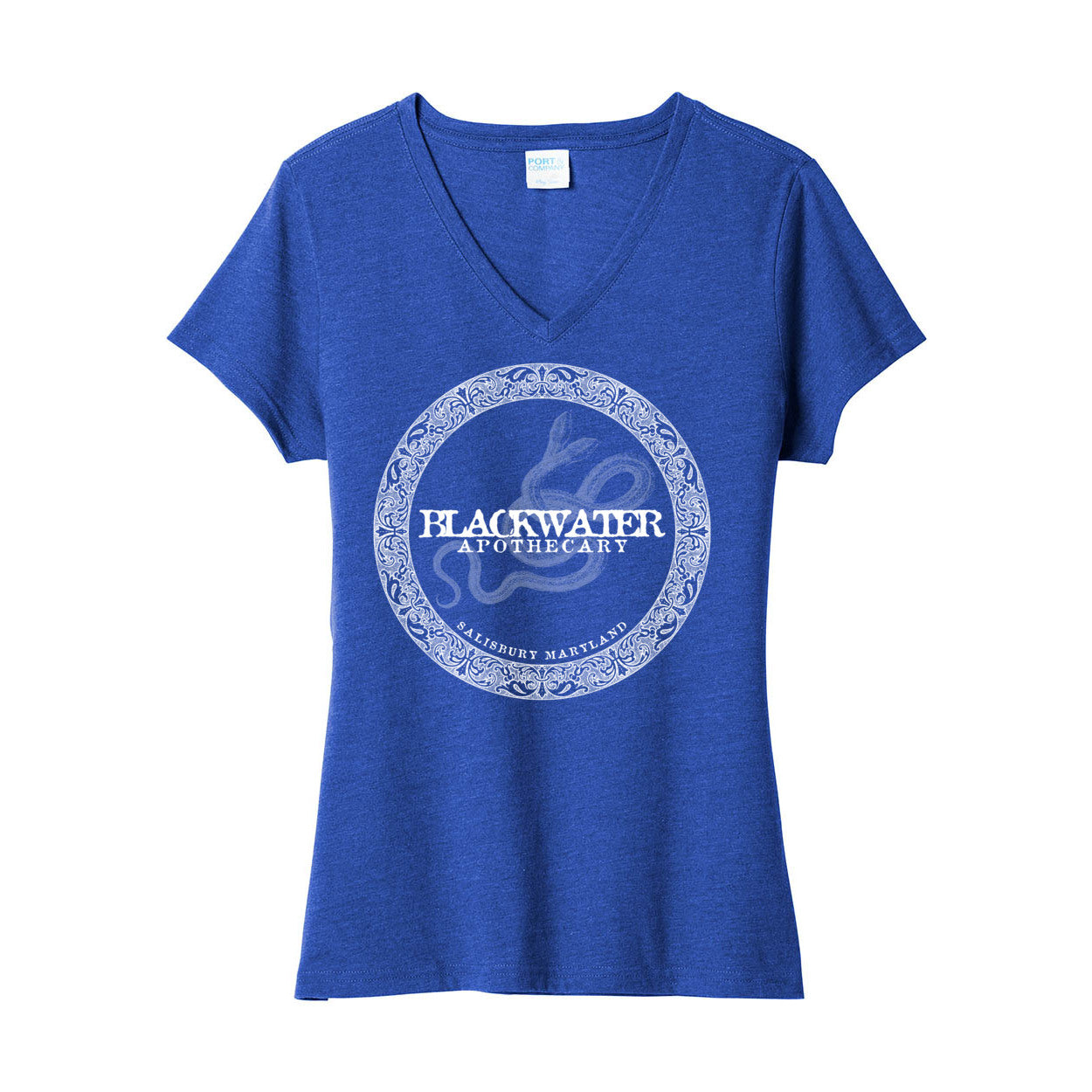 Blackwater Snake - LPC455V Port & Company ® Ladies Fan Favorite ™ Blend V-Neck Tee