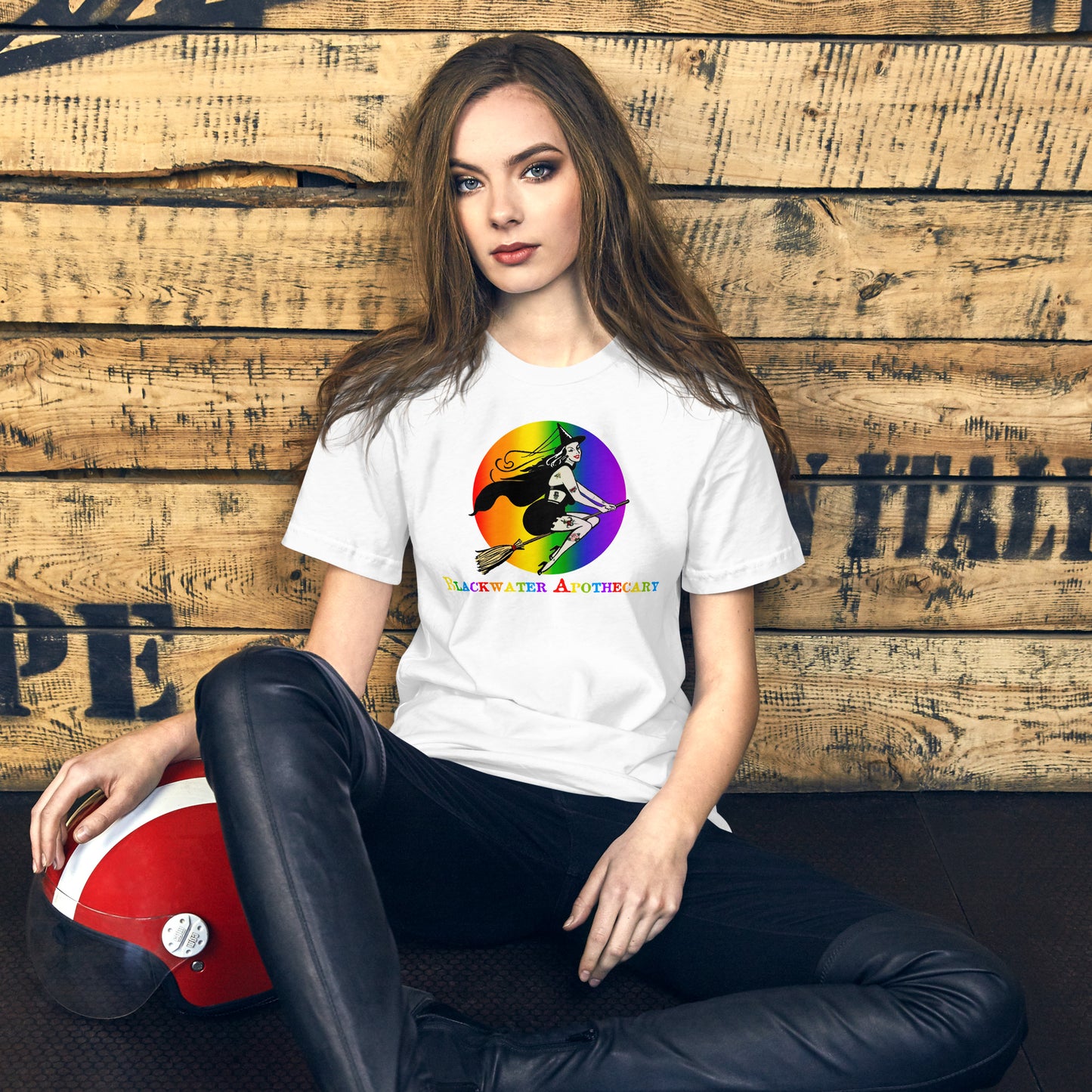 Rainbow Bad Witch Blackwater Apothecary Unisex t-shirt