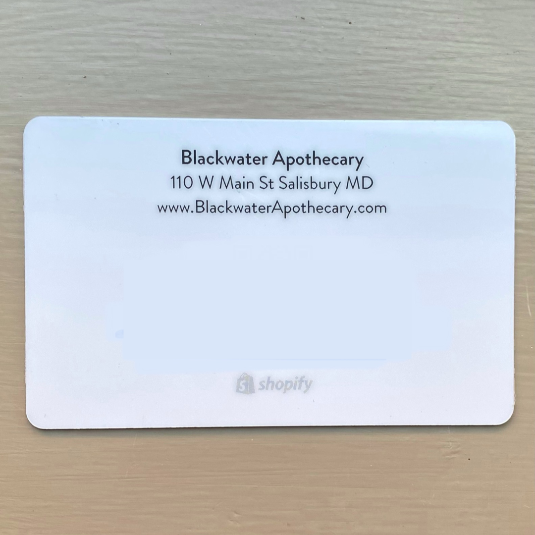 Blackwater Apothecary - Gift Certificate
