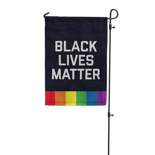 Black Lives Matter Pride Garden Flag