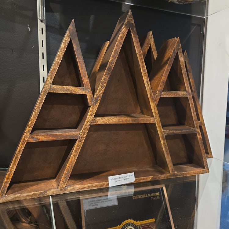 Wooden Mountain Shelf