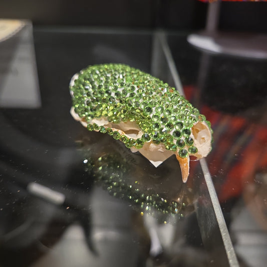Bejeweled Mink Skull