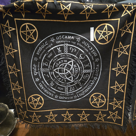 Wheel of the Year Altar Cloth