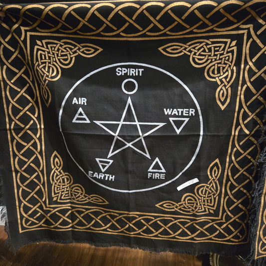 Pentacle & Elements Altar Cloth
