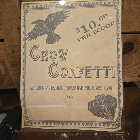 Crow Confetti Scoops
