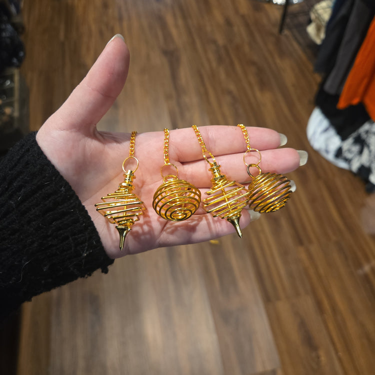 Crystal Cage Pendulum