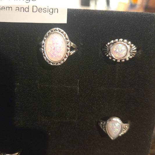 Gem and Design Rings