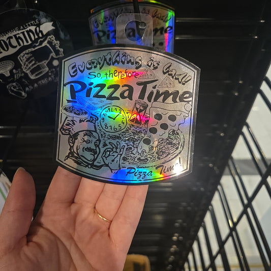 Pizza Time Sticker by Arcane Bullshit
