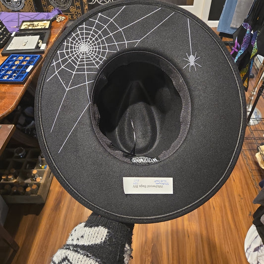 Witchwood Spiderweb Felt Hat