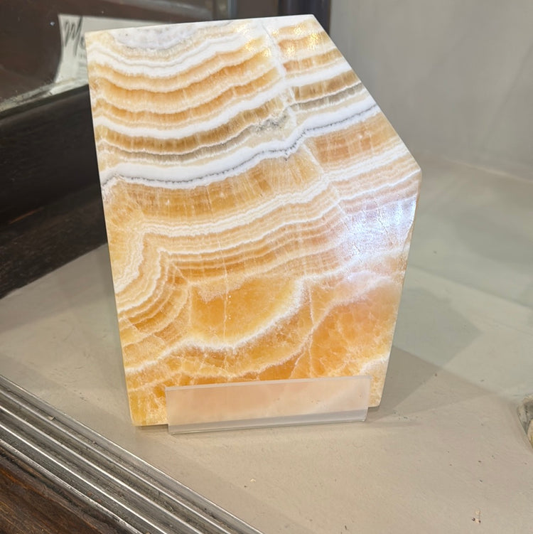 Orange Calcite Slab