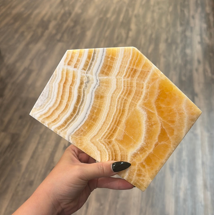 Orange Calcite Slab