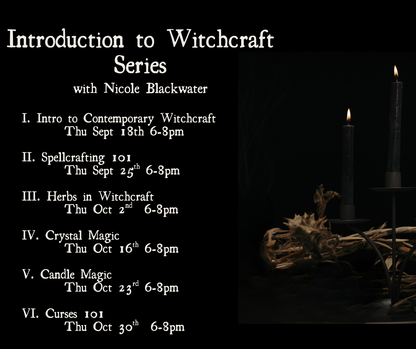 Curses 101 - Introduction to Witchcraft Series with Nicole Blackwater