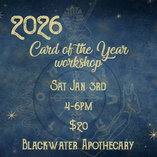 Tarot Card of the Year Workshop - Sat Jan 3rd 4-6pm