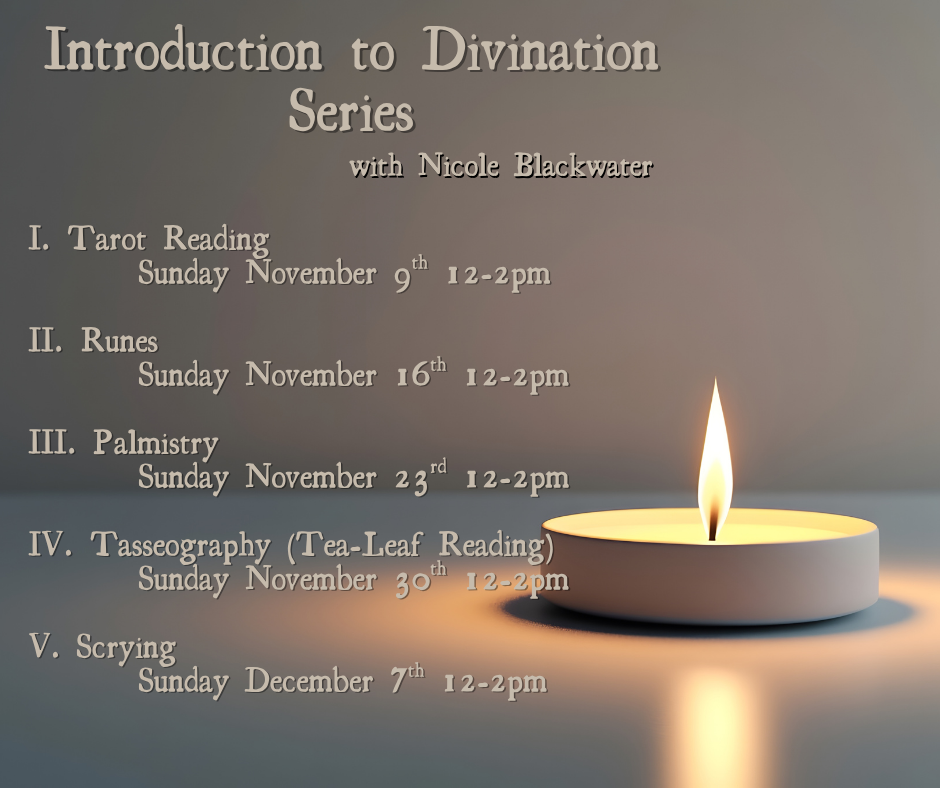 Bundle - 5 Classes - Divination Series with Nicole Blackwater November-December