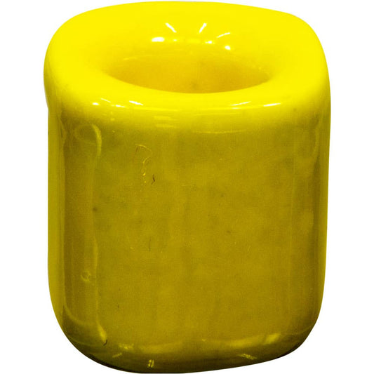 Ceramic Chime Candle Holder - Yellow