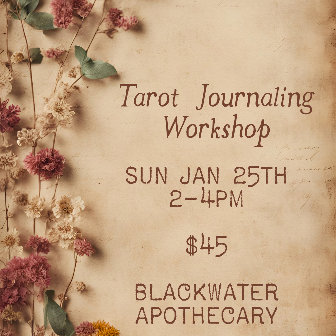 Tarot Journaling Workshop - Sunday Jan 25th 2-4pm
