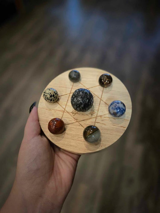 Sm Wooden Geometric Holder