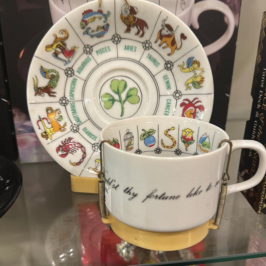 Zodiac Cup & Saucer - Vintage