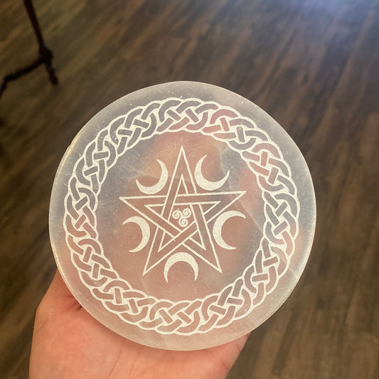 Selenite Charging Plates