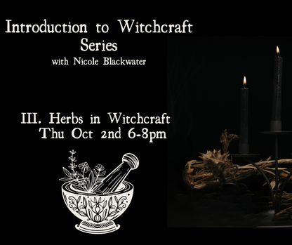 Herbs in Witchcraft - Introduction to Witchcraft Series with Nicole Blackwater