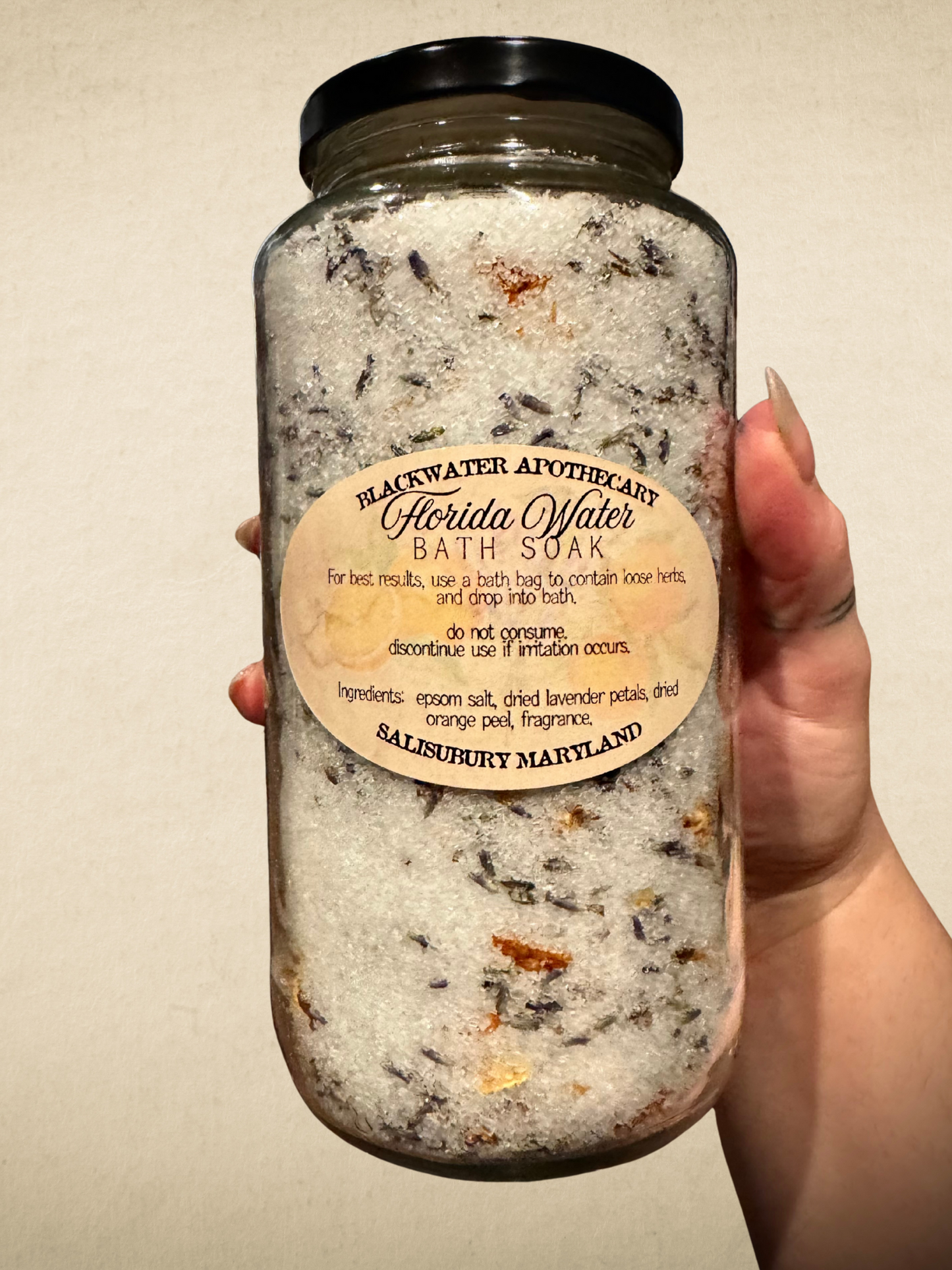Florida Water Bath Soak - 31oz - House Blend by Blackwater Apothecary