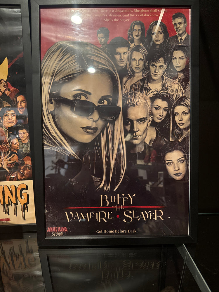 Buffy- Framed Poster by ZombaeBrando