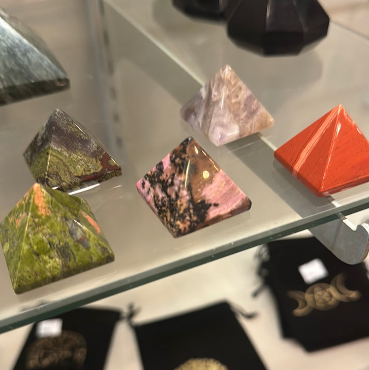 Small Crystal Pyramids