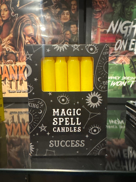 Yellow Spell Candles - pack of 12