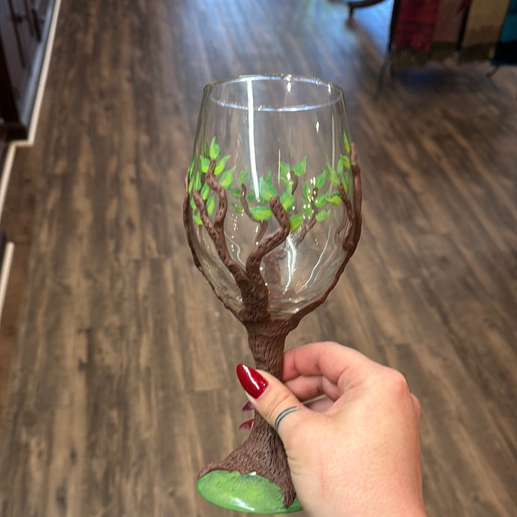 Hand Clay and Paint Wine Glasses