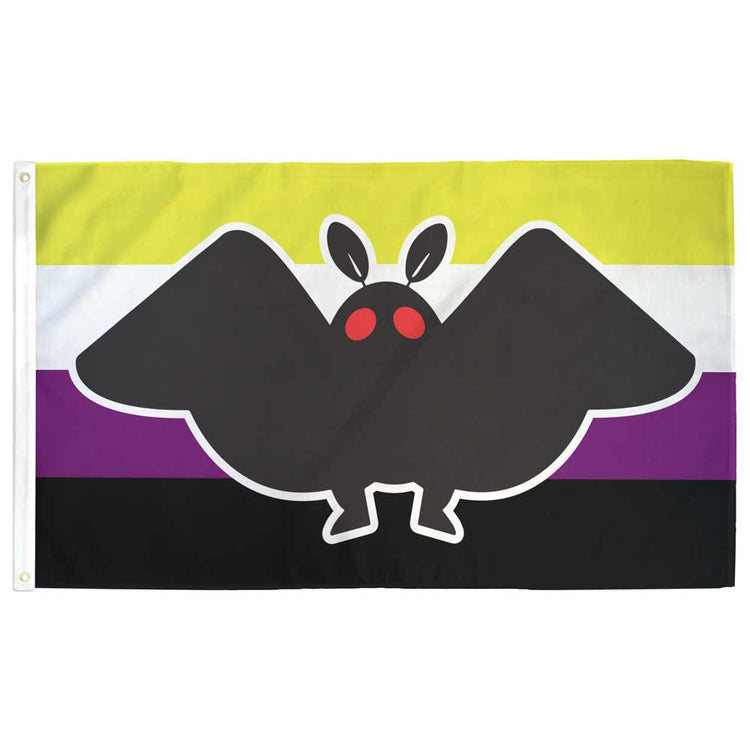 Mothman Pride: 3ft x 5ft Single-Sided with Grommets