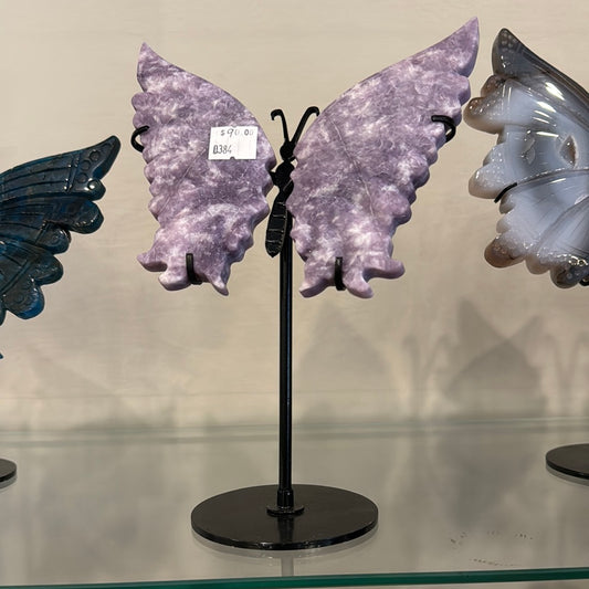Lepidolite Butterfly Wings