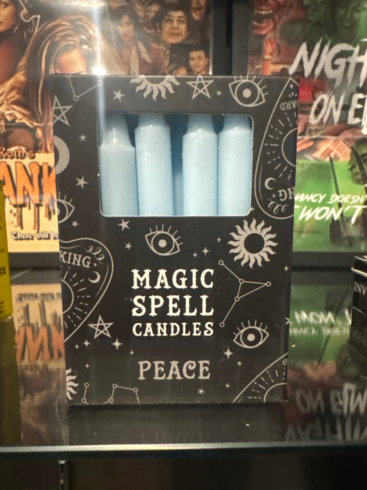 Light Blue Spell Candles - pack of 12