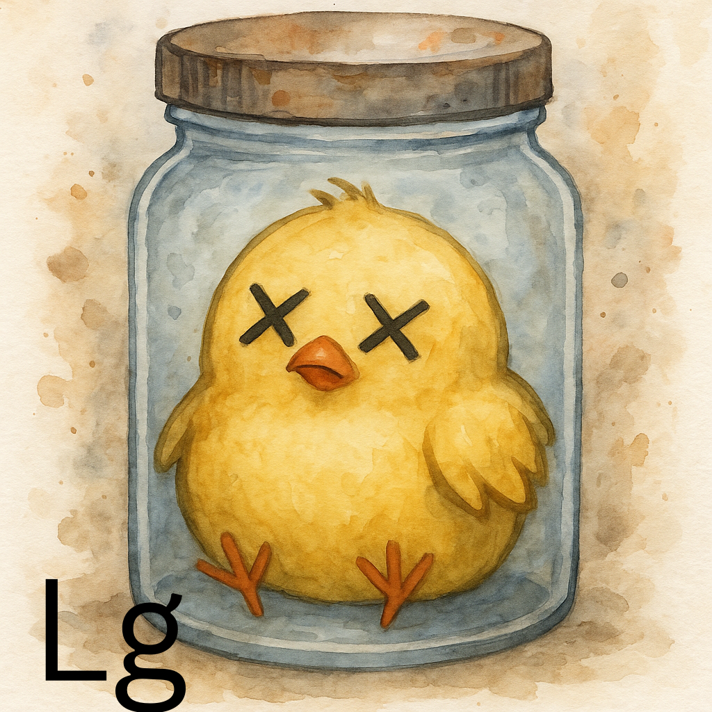 Cockadoodledont - Large Chicken Fetus - Wet Specimen