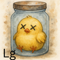 Cockadoodledont - Large Chicken Fetus - Wet Specimen