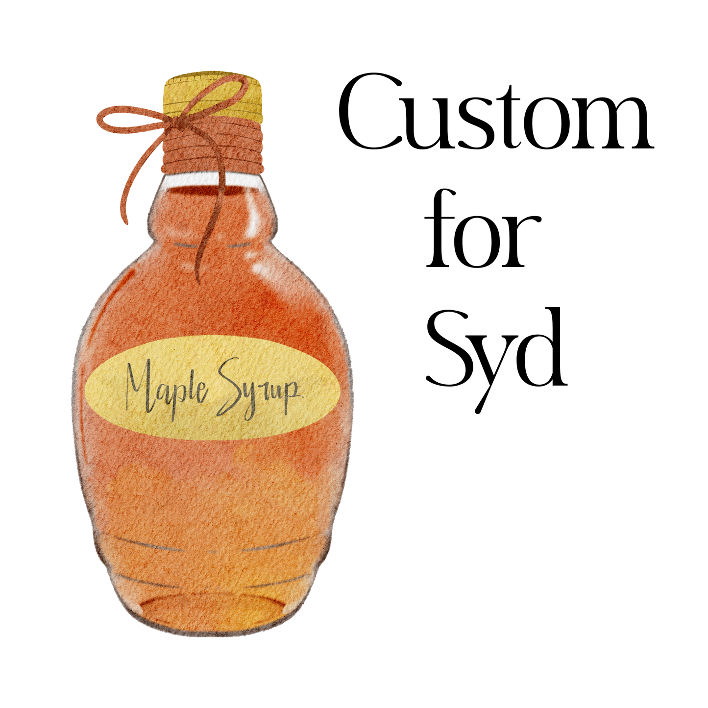 Custom for Syd