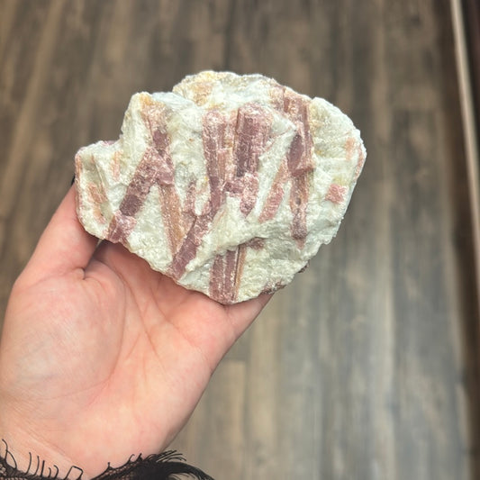 Rough Pink Tourmaline Specimen