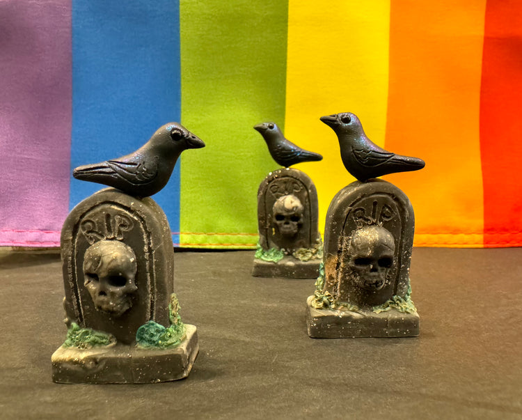 Crow on Tombstone from Crowbirdie Creations