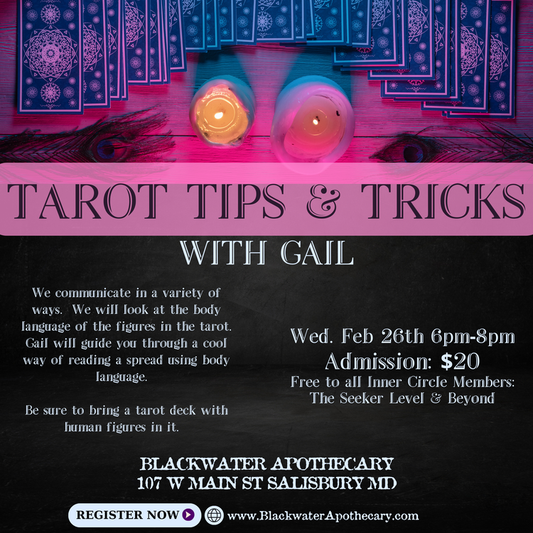 Feb 26th Tarot Tips & Tricks with Gail