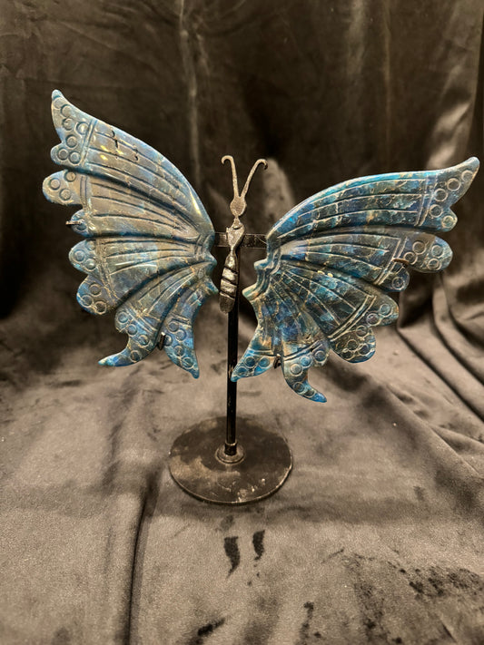 Crystal Wings - Assorted Crystals on Metal Base