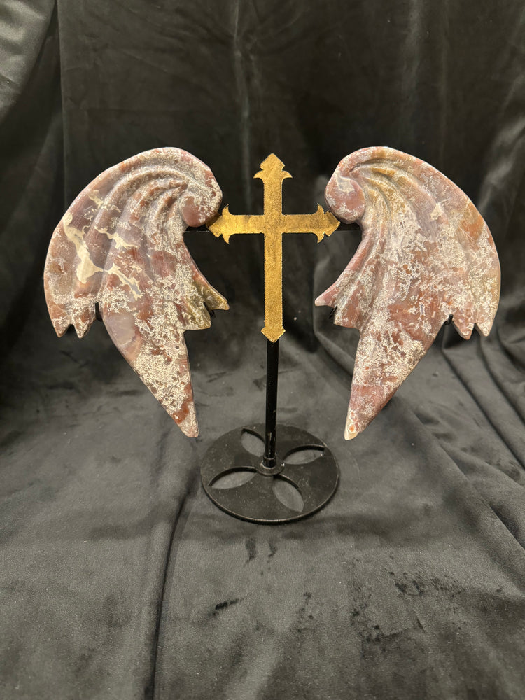 Crystal Wings - Assorted Crystals on Metal Base